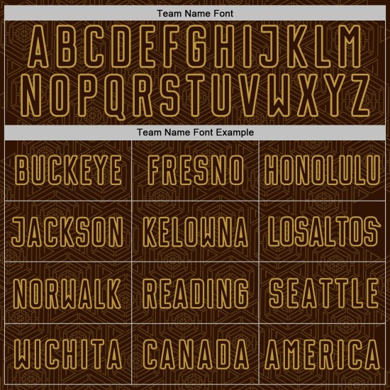 Geometric Jersey Old Custom Sports Gold Uniform Soccer Brown Shape Sublimation Geometric Jersey Old Custom Sports Gold Uniform Soccer Brown Shape Sublimation