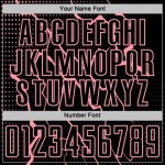 Sublimation Lightning Pink Jersey Medium Sports Uniform Custom Soccer Black