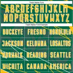 Soccer Sports Green Lines Custom Uniform Kelly Gold-White Sublimation Jersey