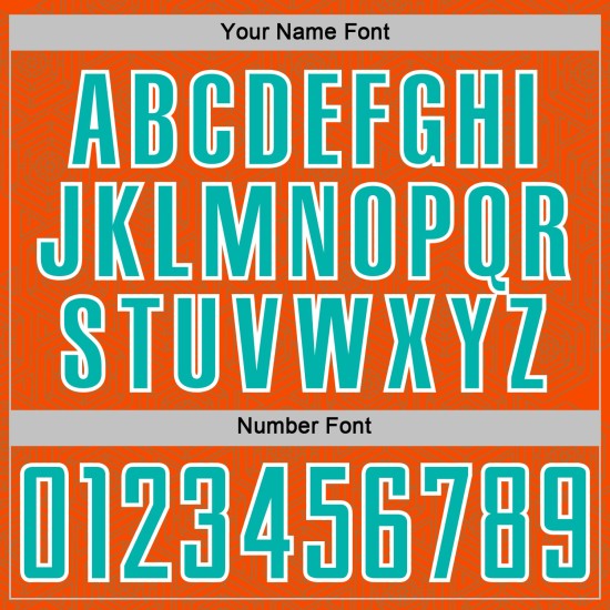 Custom Orange Uniform Sublimation Soccer Jersey Geometric Sports Shape Aqua-White Custom Orange Uniform Sublimation Soccer Jersey Geometric Sports Shape Aqua-White