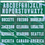 Blue-White Sports Light Sublimation Soccer Lines Green Uniform Kelly Jersey Custom