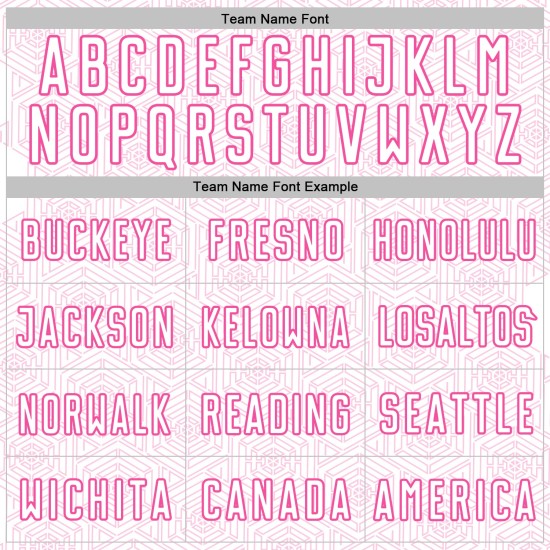 Jersey Soccer Uniform Custom White Shape Geometric Sublimation Sports Pink