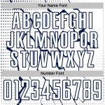 Jersey Custom Sports Sublimation Soccer White Lightning Navy Uniform